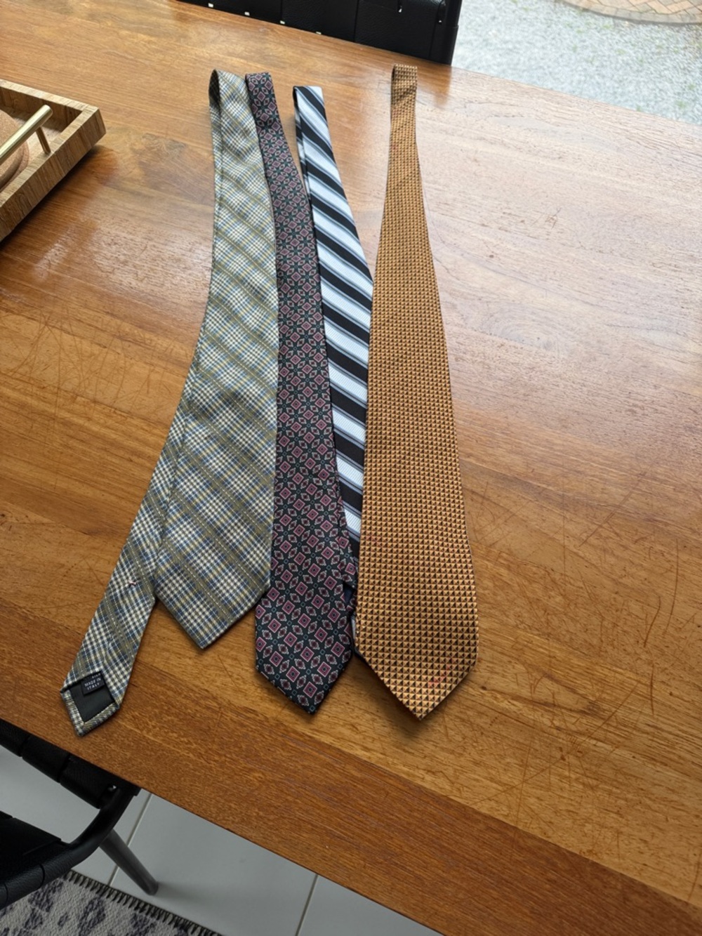 Men's Patterned Bundle of Silk Ties